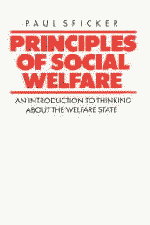 Cover of Principles of social welfare, 1988