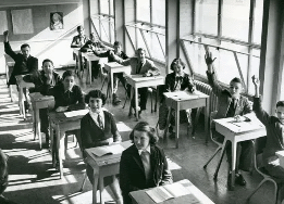 Photo: Secondary Modern school class, c.1950