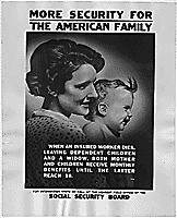 Poster: More security for the American family, 1935